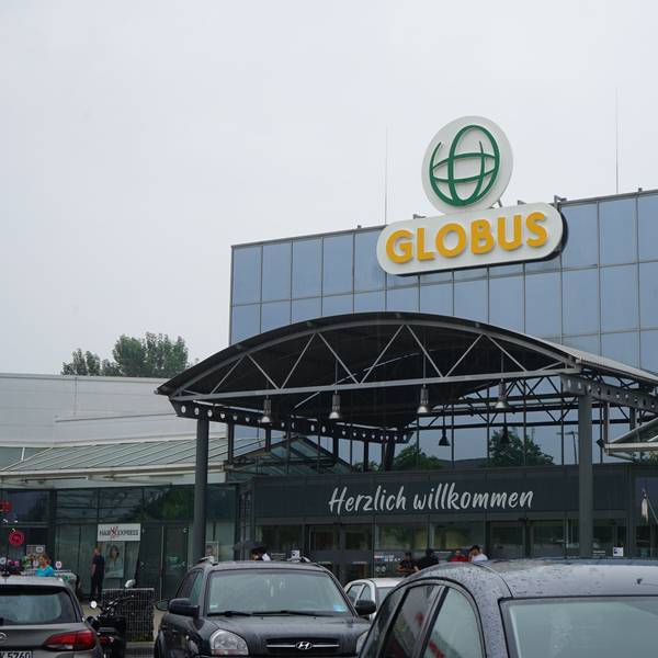 Der Globus in Bedburg.