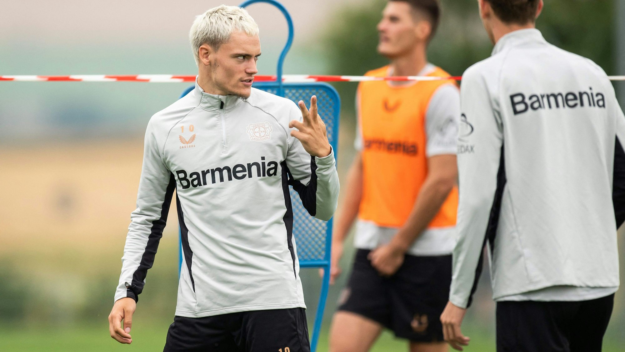 Florian Wirtz bei der Trainingseinheit am Donnerstag in Donaueschingen.