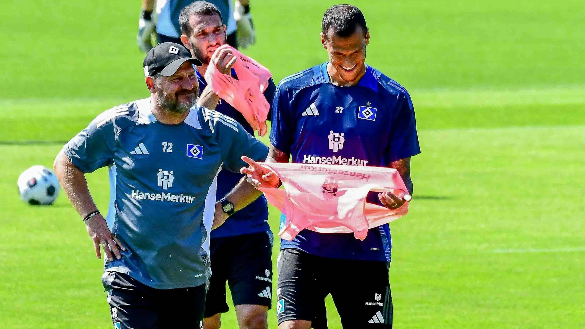 Wechselten beide vom 1. FC Köln zum Hamburger SV: Trainer Steffen Baumgart und sein Stürmer Davie Selke.