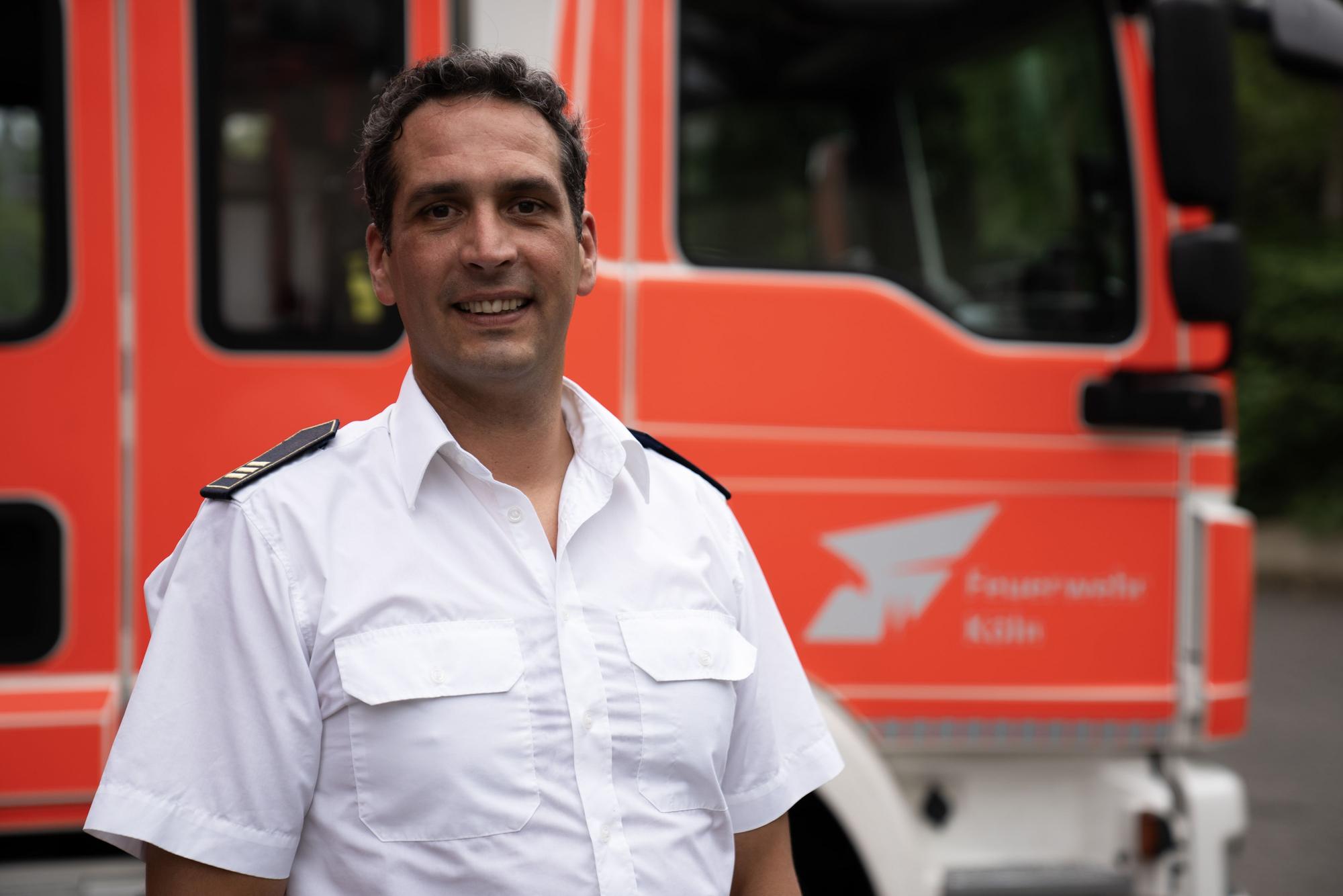 Sebstian Brandt, Leiter der Abteilung Aus- und Fortbildung der Feuerwehr Köln