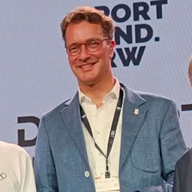 Bei den Olympischen Spielen in Paris: IOC-Präsident Thomas Bach, NRW-Ministerpräsident Hendrik Wüst und NRW-Landesportbund-Präsident Stefan Klett. (v.l.)