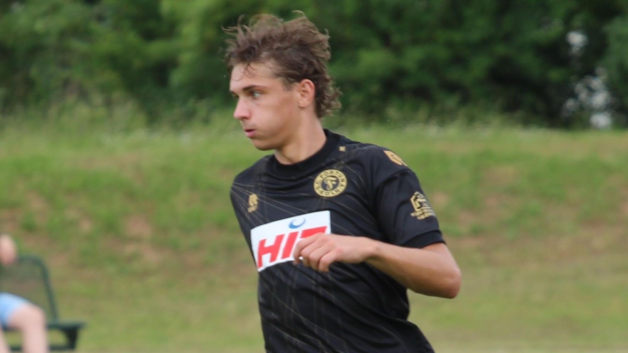 Torschütze gegen Rödinhausen: Fortuna Kölns Innenverteidiger Maximilian Fischer