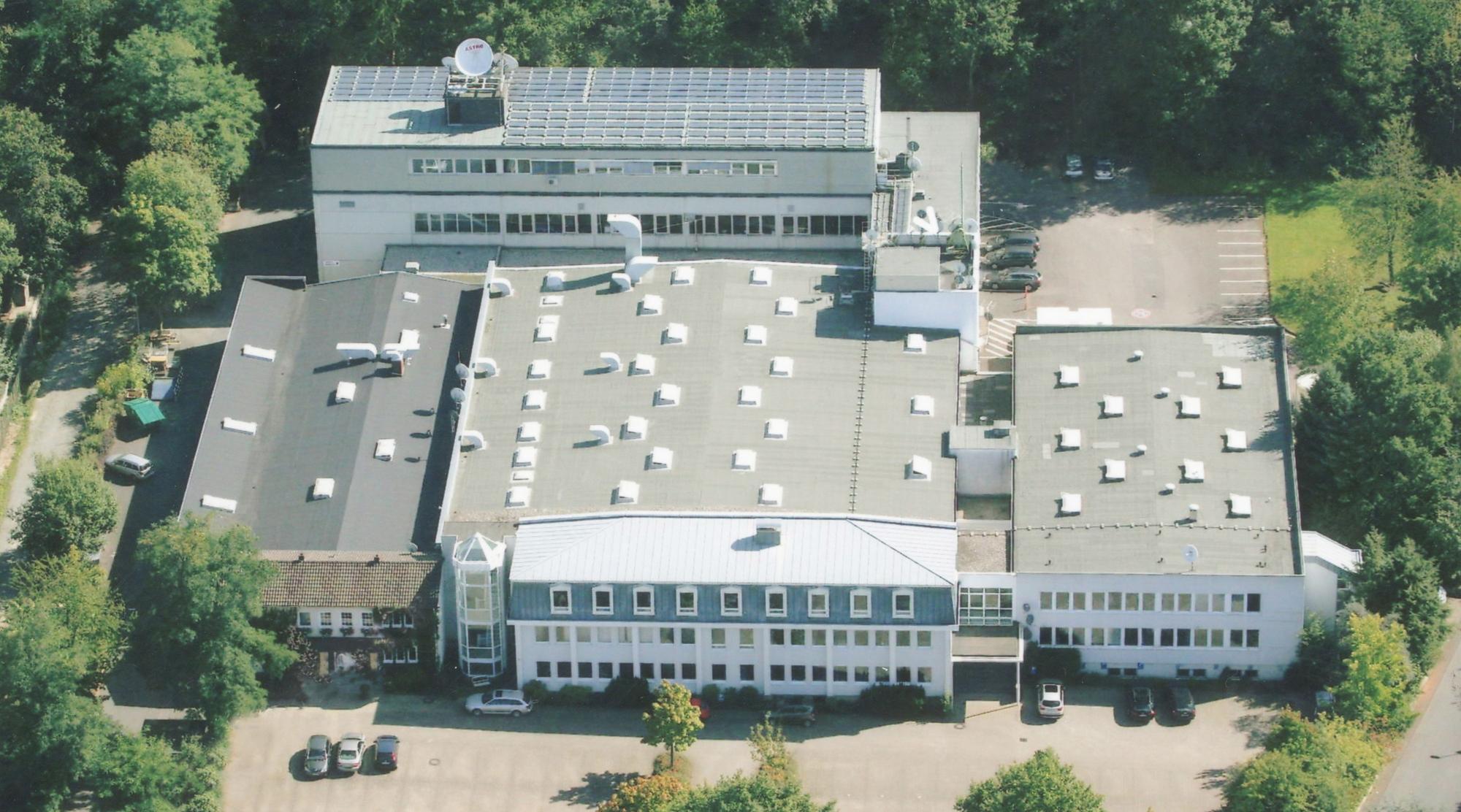 Luftbild der Produktionsstätte
