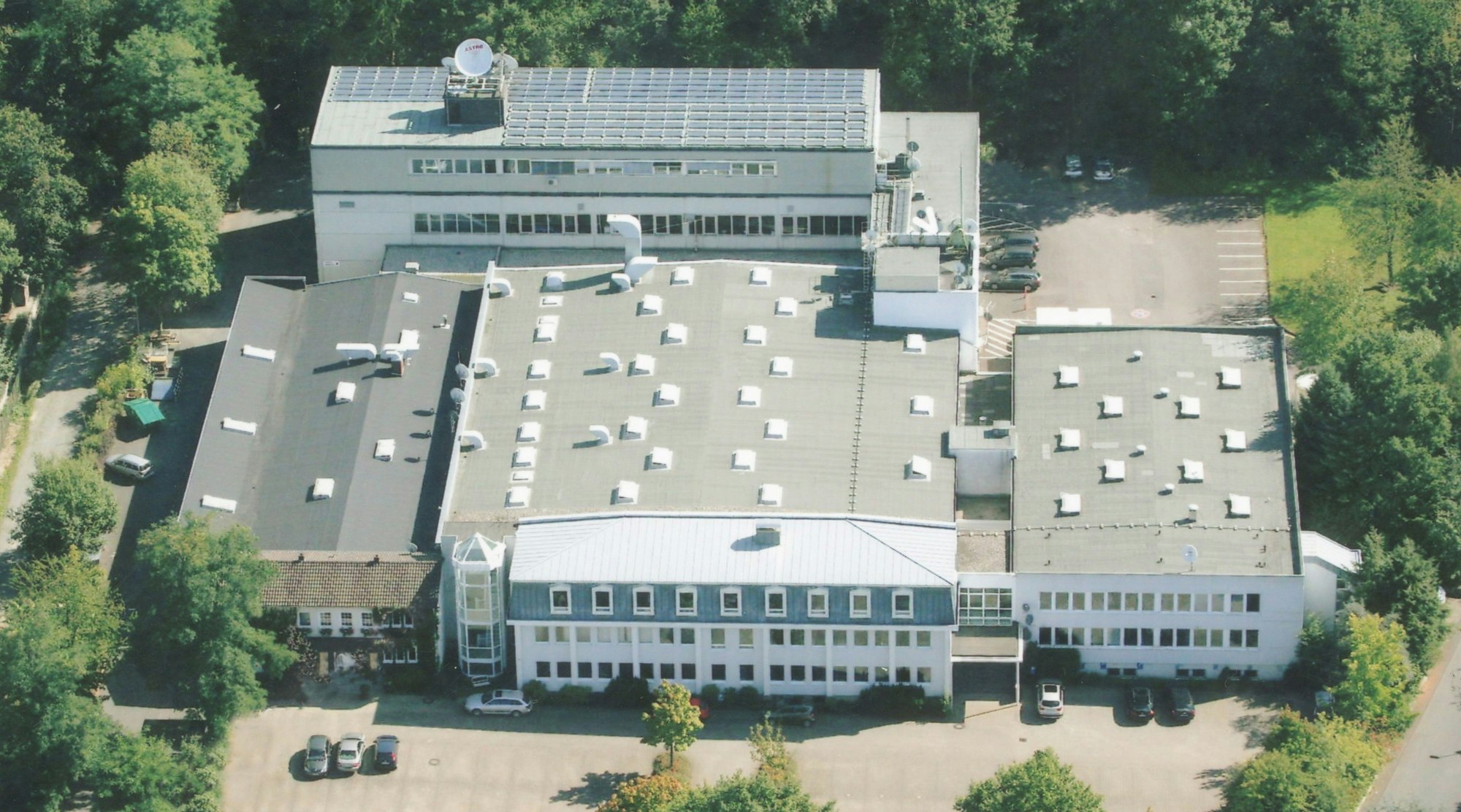Luftbild der Produktionsstätte