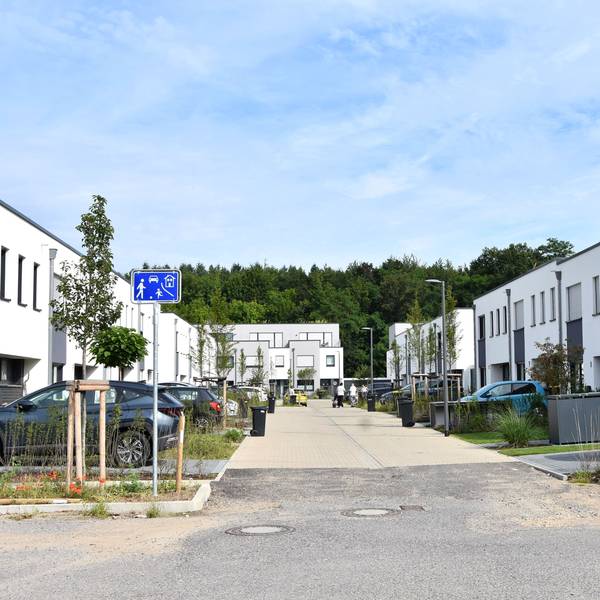Die Ressourcenschutzsiedlung in Bedburg.