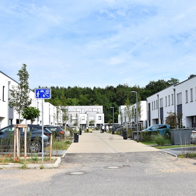 Die Ressourcenschutzsiedlung in Bedburg.