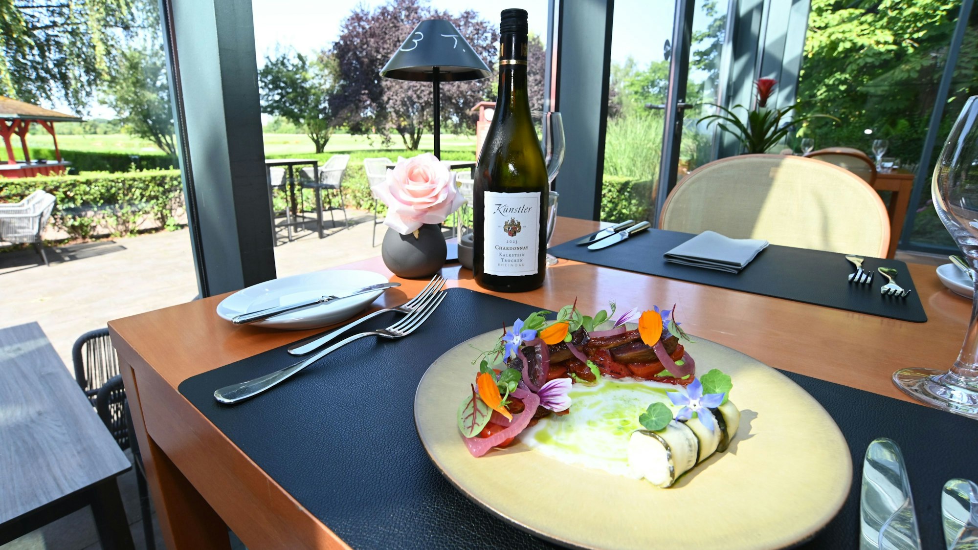 30.07.2024 Bornheim. Das Restaurant KulinArt im Golfclub Römerhof.