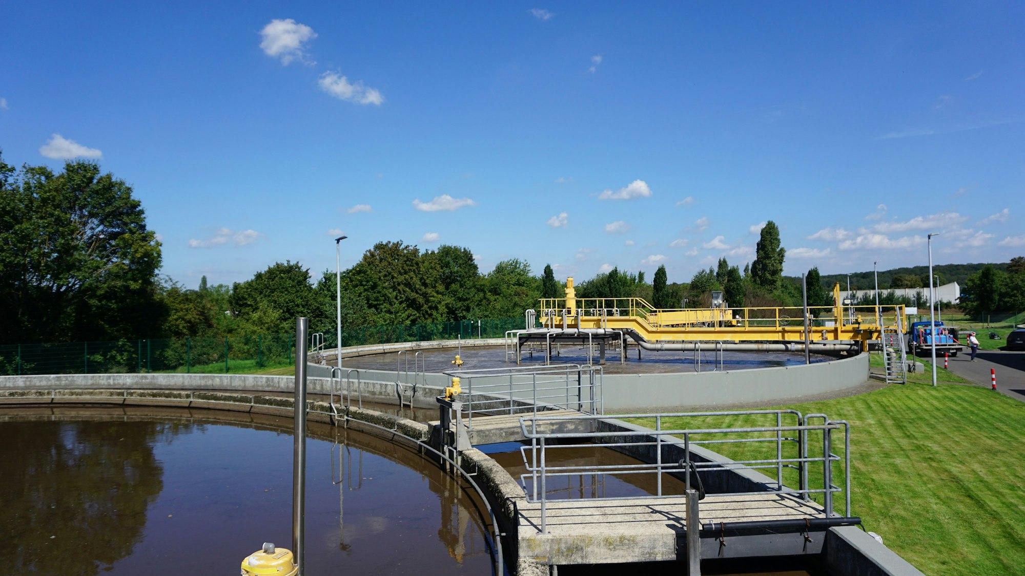 Das Bild zeigt die Weilerswister Kläranlage.