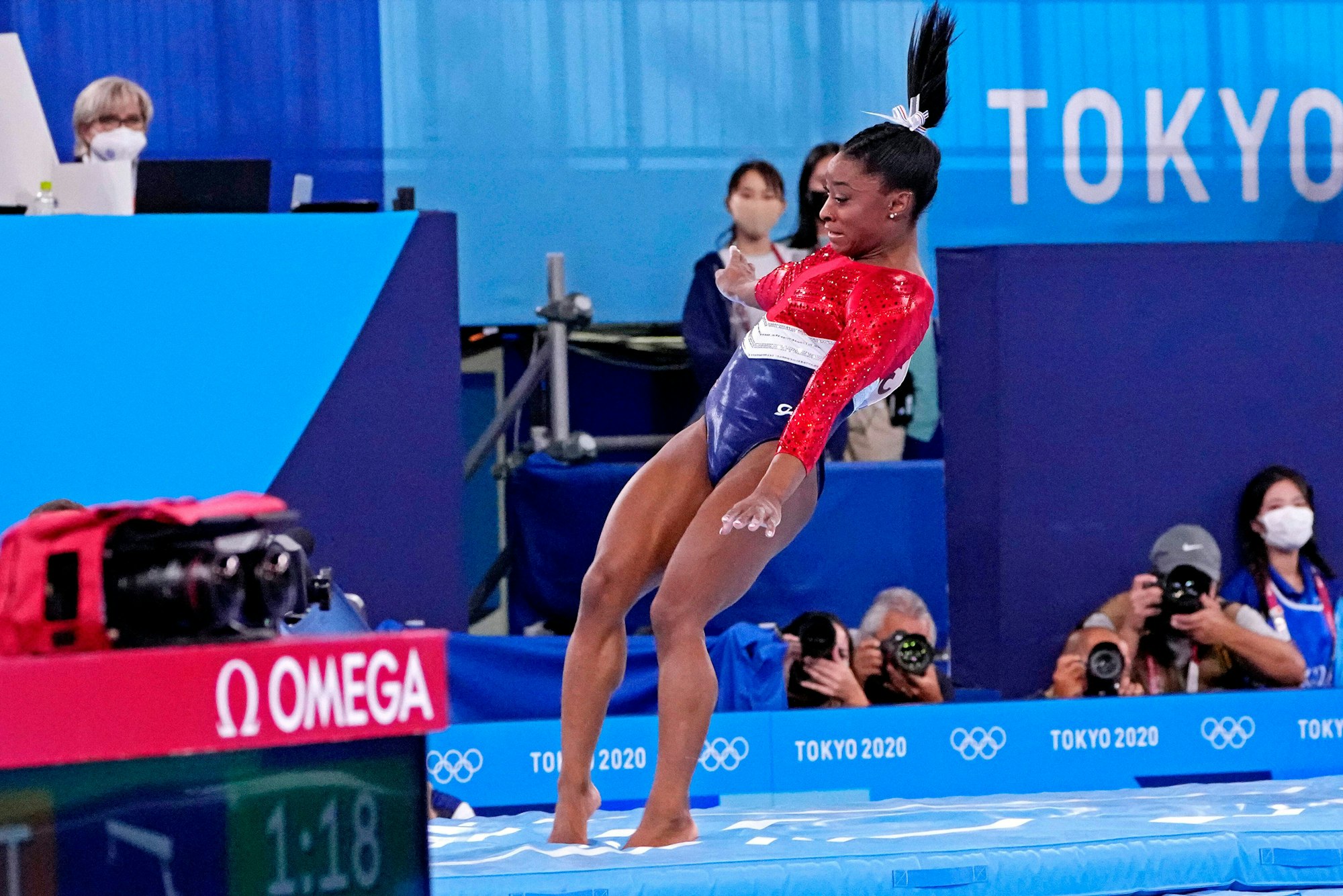 Das wohl schwierigste Turnier in ihrer Karriere: Simone Biles 2021 in Tokio