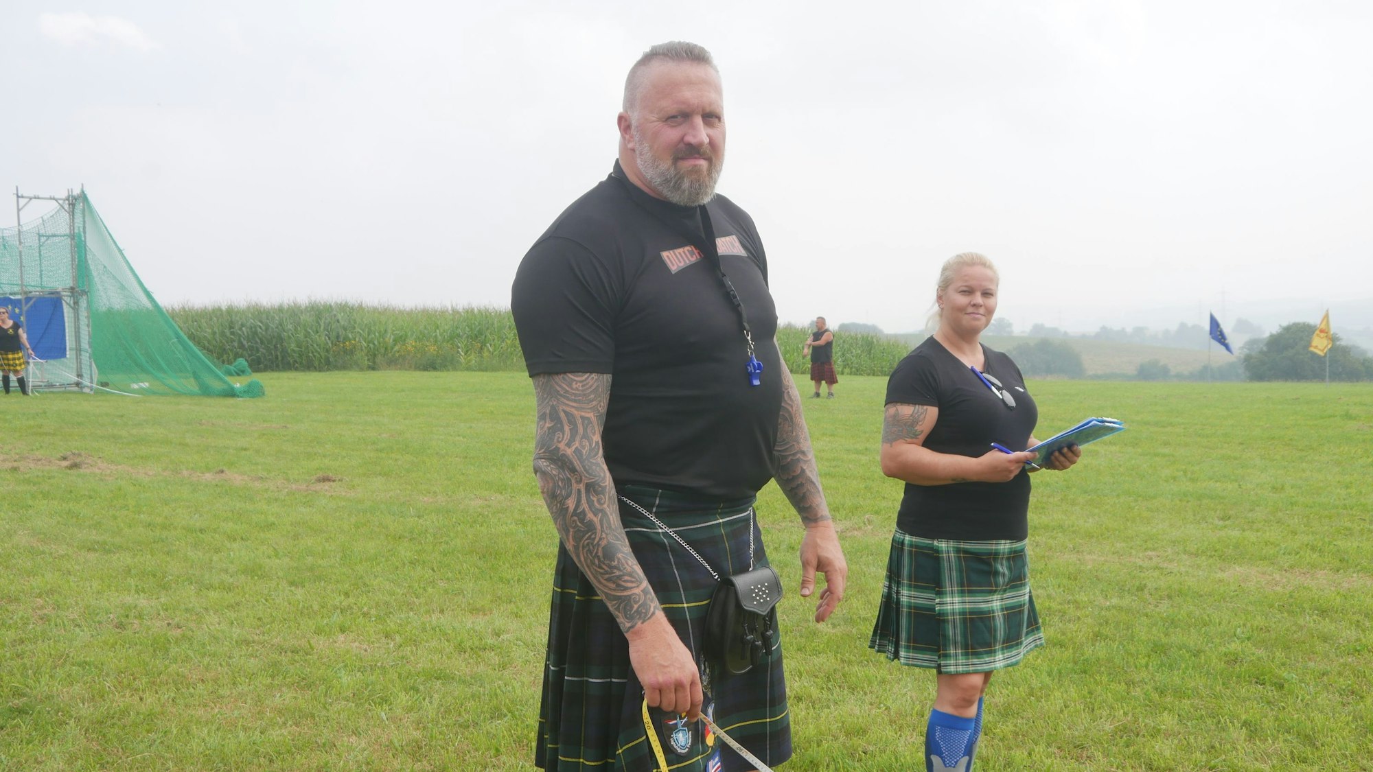 Dem 2,08 Meter Hünen aus den Niederlanden Tommy de Bruijn entgeht nichts.