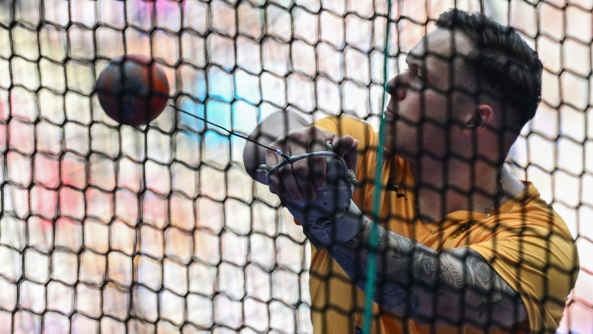 Das Bild zeigt Hammerwerfer Holger Klose.