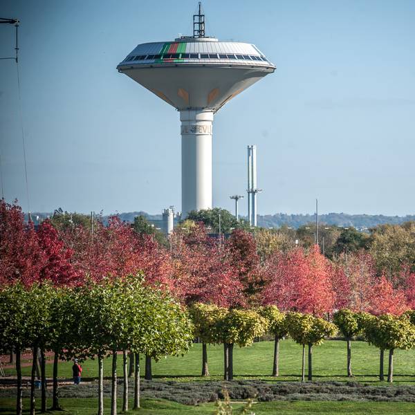 Der EVL-Wasserturm.