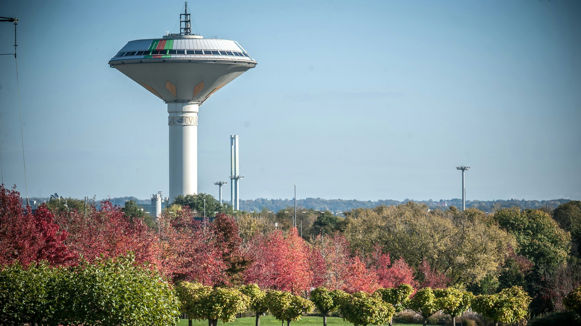 Der EVL-Wasserturm.
