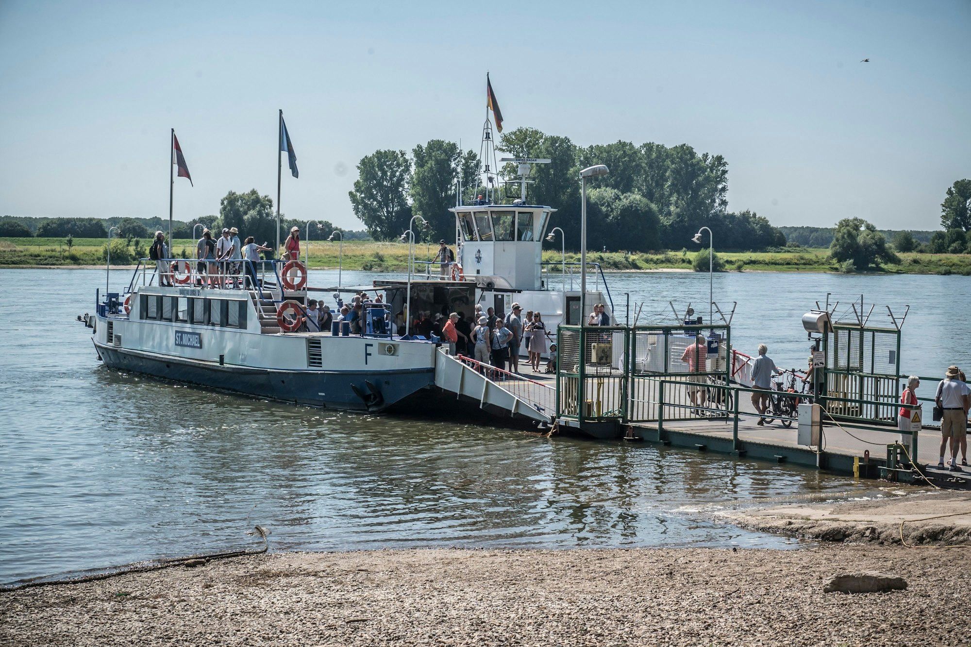 Die „St. Michael“ bei ihrer Inbetriebnahme im Juli 2024. (Archivfoto)