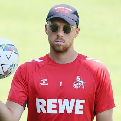 1. FC Köln, Trainingslager in Bad Waltersdorf (Österreich), Testspiel gegen Udinese Calcio in St. Veit an der Glan, Marvin Schwäbe (1. FC Köln), 27.07.2024, Bild: Herbert Bucco