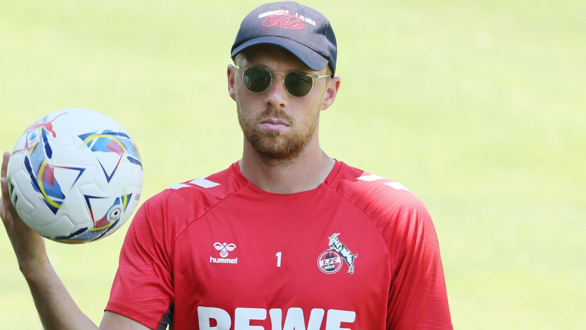 Marvin Schwäbe vom 1. FC Köln im Trainingslager in Bad Waltersdorf.
