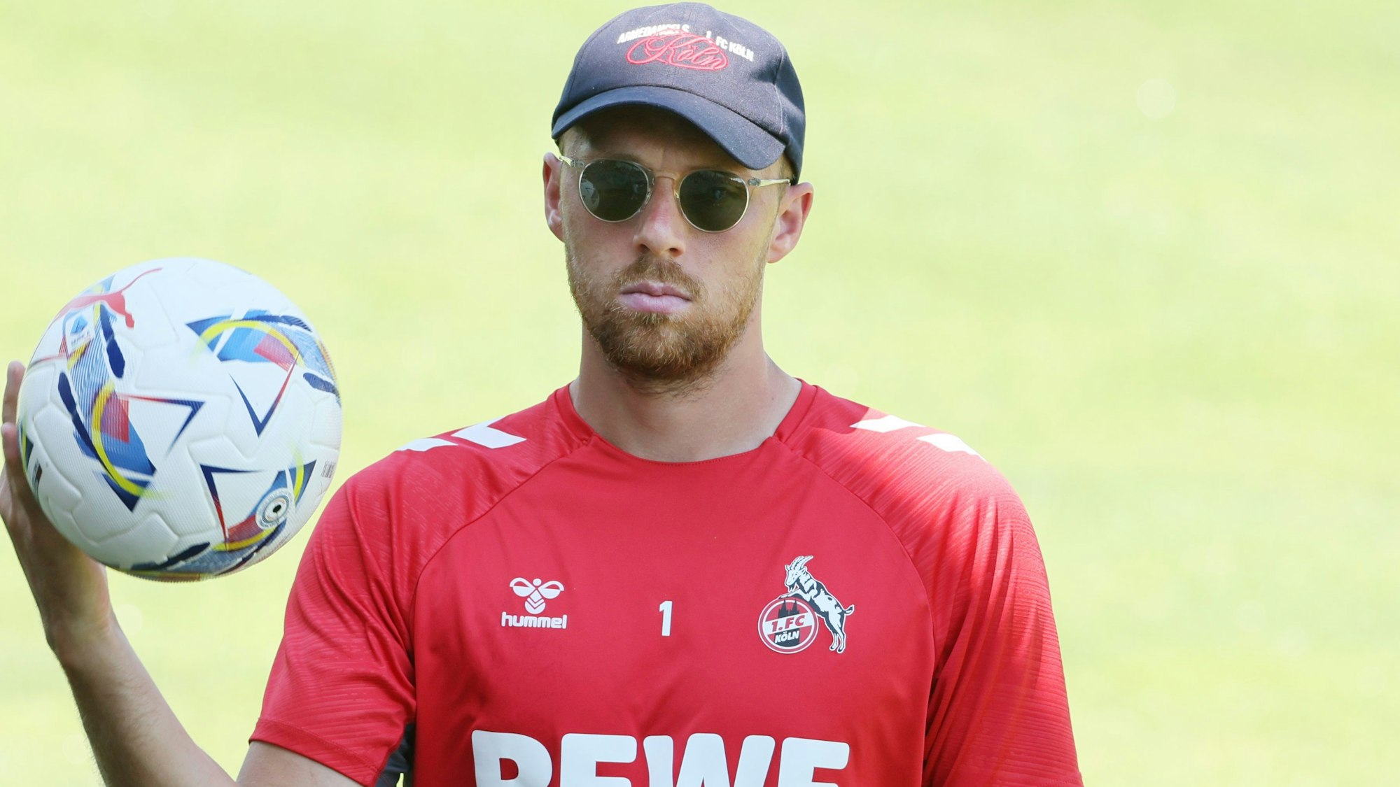 Marvin Schwäbe vom 1. FC Köln im Trainingslager in Bad Waltersdorf.
