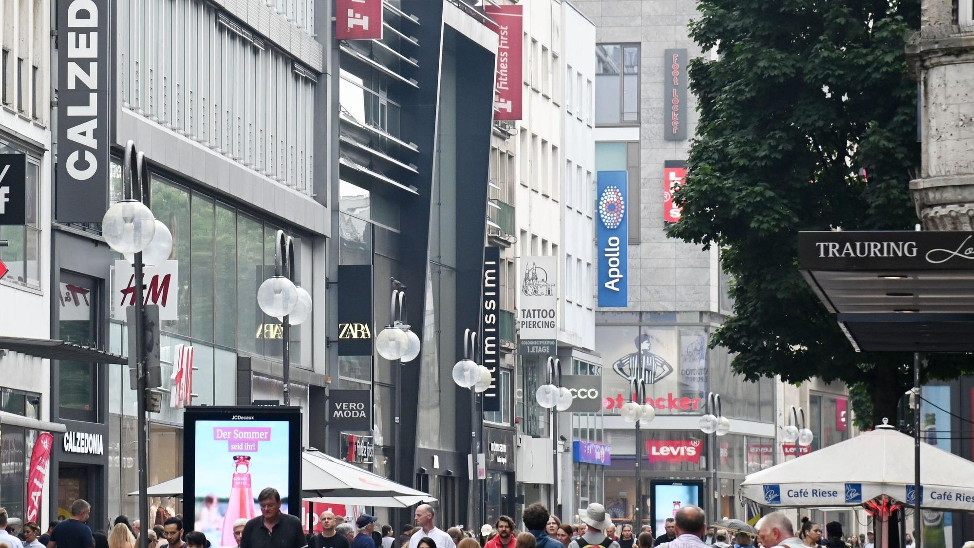 Blick in die Schildergasse