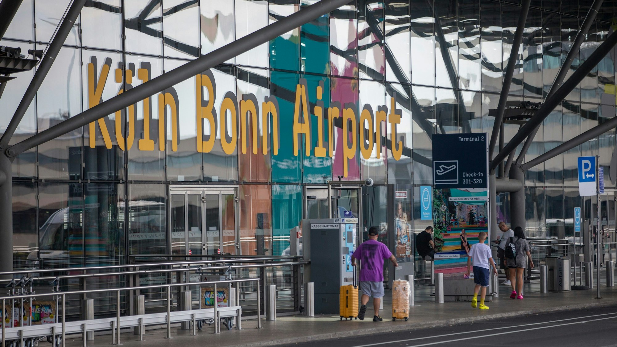 Das Terminal 2 am Köln/Bonner Flughafen. (Symbolbild)