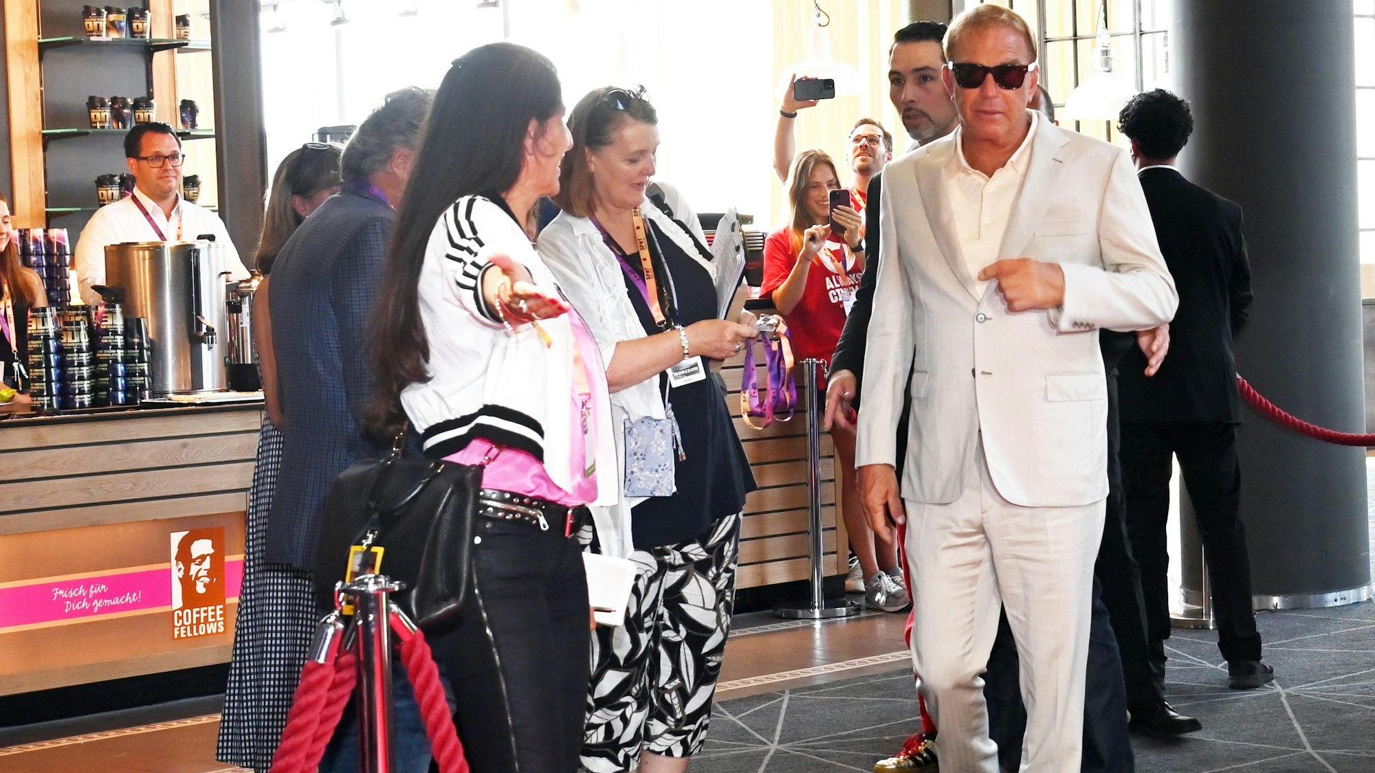 Kevin Costner im Cinedom-Kino.