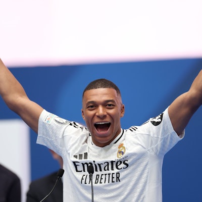 Könnte mit seinem neuen Klub Real Madrid schon im September in die Bay-Arena kommen: Kylian Mbappe.