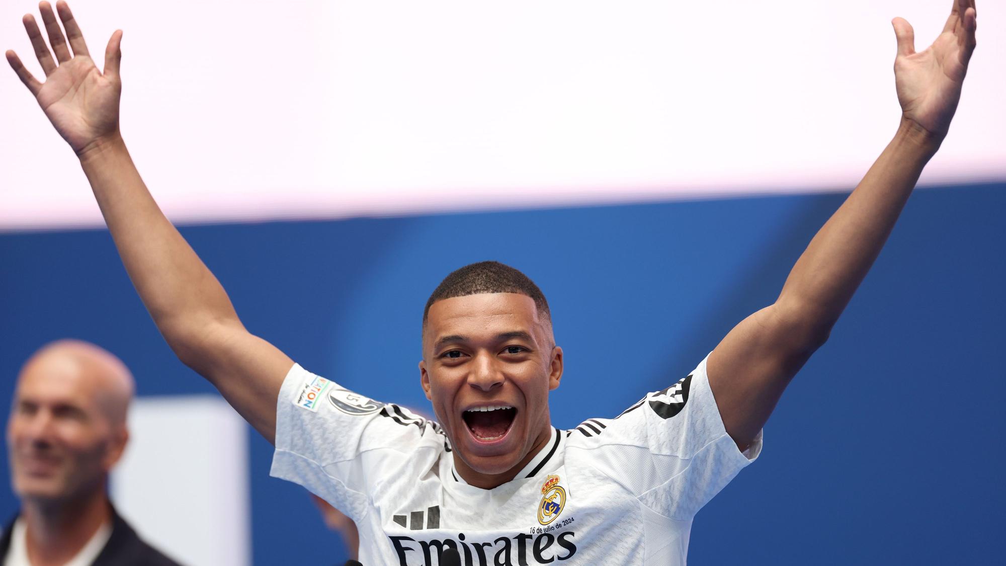 Könnte mit seinem neuen Klub Real Madrid schon im September in die Bay-Arena kommen: Kylian Mbappe.