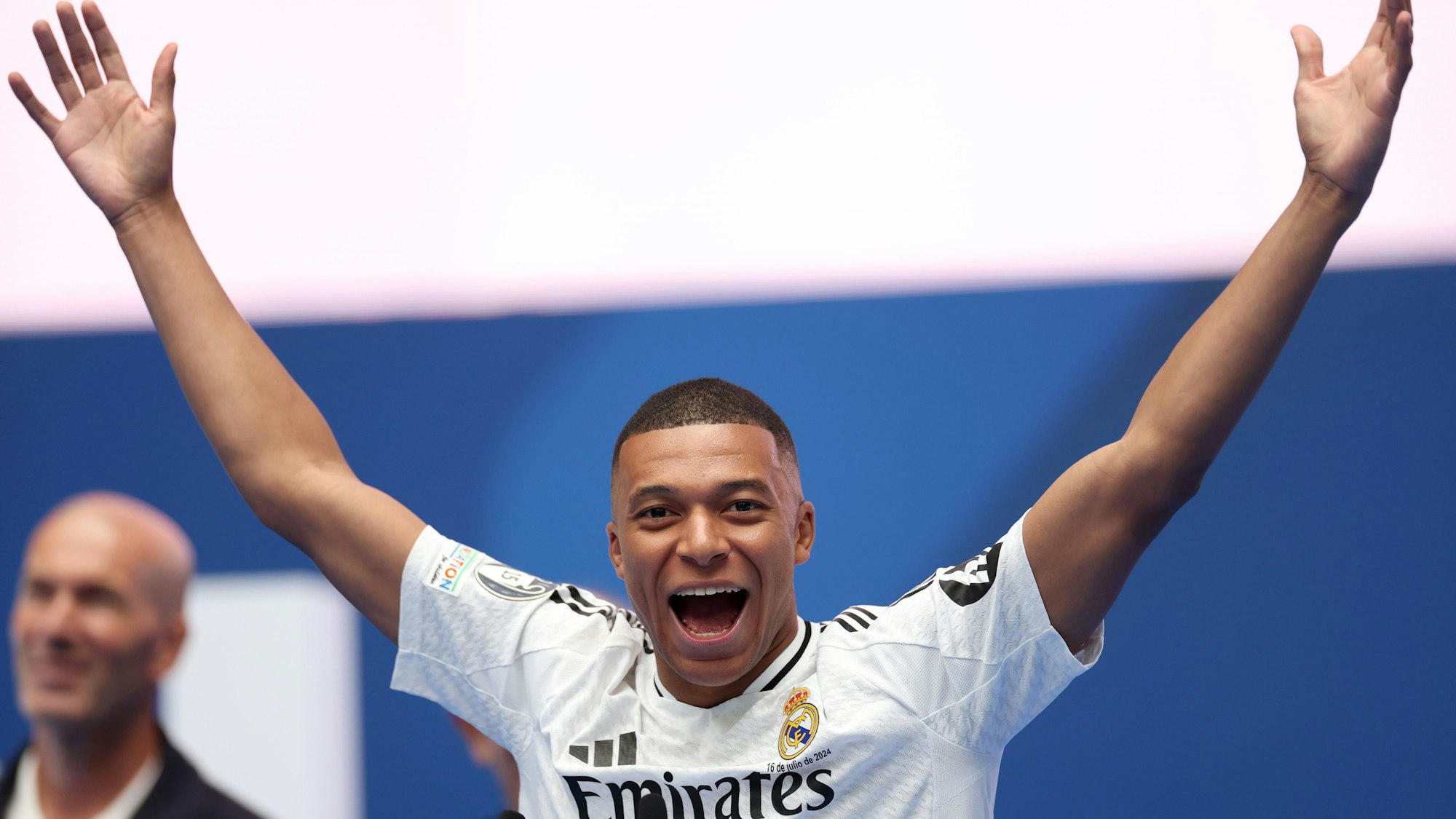 Könnte mit seinem neuen Klub Real Madrid schon im September in die Bay-Arena kommen: Kylian Mbappe.