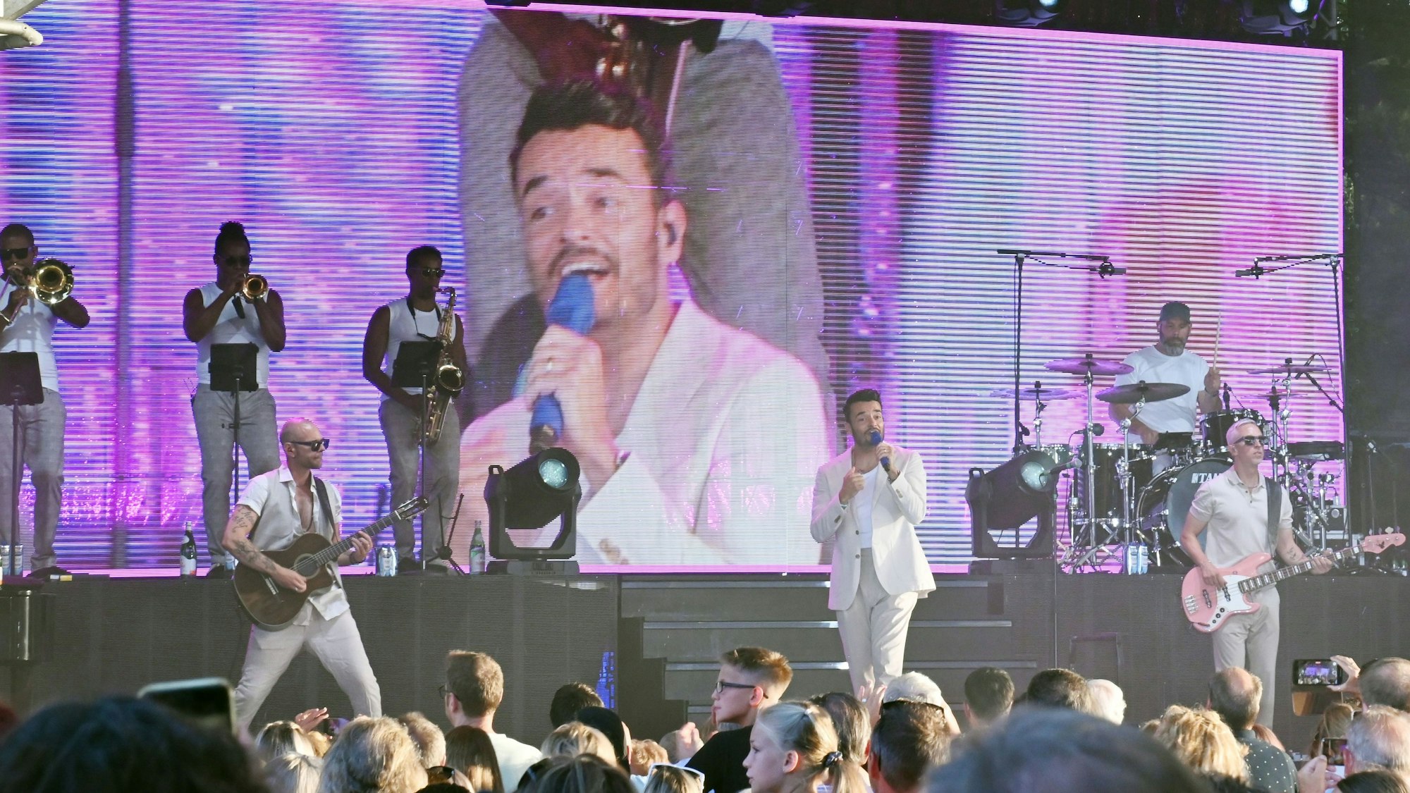 Der Tanzbrunnen war fast ausverkauft am Dienstagabend, als Giovanni Zarrella dort auftrat.