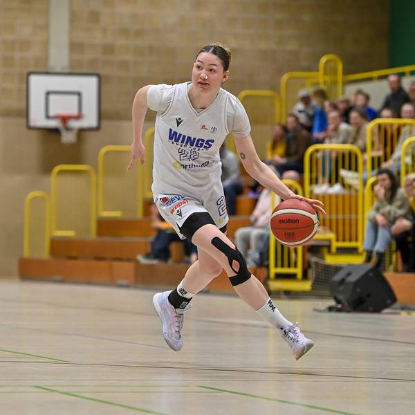 1. Damen Basketball Bundesliga: Orthomol WINGS Leverkusen vs. Medical Instinct Veilchen BG 74, 09.03.2024 Amelie Kroener Orthomol WINGS Leverkusen 22, 1. Damen Basketball Bundesliga: Orthomol WINGS Leverkusen vs. Medical Instinct Veilchen BG 74 am 09.03.2024 in der Sporthalle Werner-Heisenberg-Gymnasium in Opladen Nordrhein-Westfalen *** 1 Womens Basketball Bundesliga Orthomol WINGS Leverkusen vs Medical Instinct Veilchen BG 74, 09 03 2024 Amelie Kroener Orthomol WINGS Leverkusen 22 , 1 Womens Basketball Bundesliga Orthomol WINGS Leverkusen vs Medical Instinct Veilchen BG 74 on 09 03 2024 at the Sporthalle Werner Heisenberg Gymnasium in Opladen Nordrhein Westfalen Copyright: xBEAUTIFULxSPORTS/Mueller-Laschetx