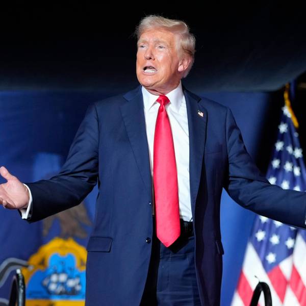 Donald Trump ist laut US-Medien über den Erfolg von Kamala Harris verärgert – und beklagt sich parteiintern darüber. (Archivbild)