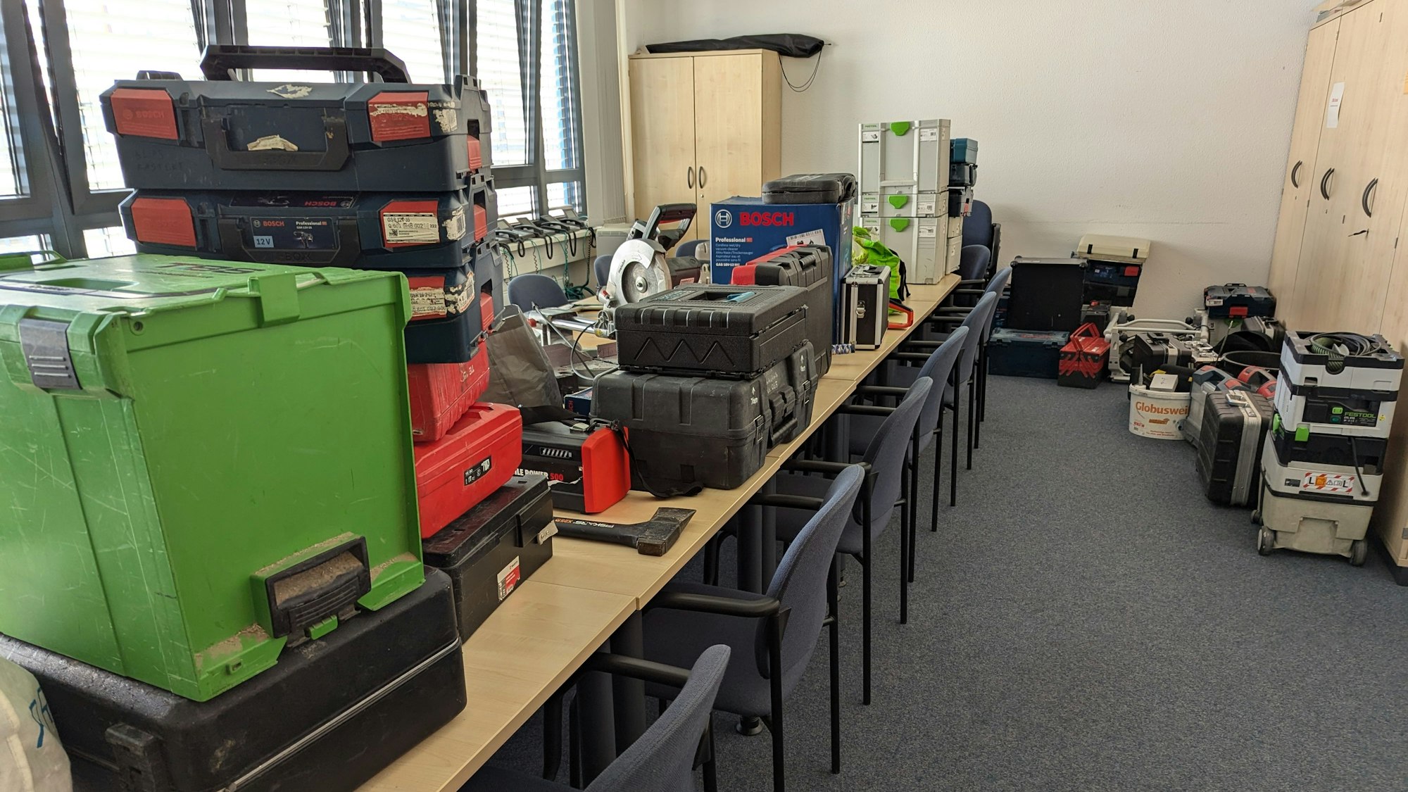 Sichergestelltes Werkzeug