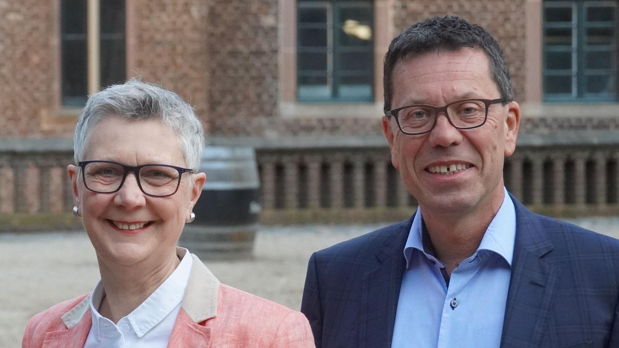 Heike Steinhäuser, hier mit Dierk Timm, kandidierte nicht erneut.