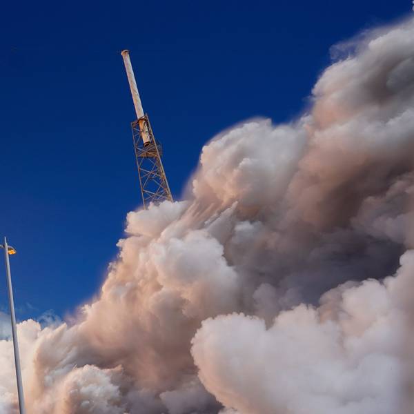 Die «Starliner»-Kapsel von Boeing an Bord einer Atlas-V-Rakete hebt am 5. Juni 2024 vom Space Launch Complex 41 der Cape Canaveral Space Force Station zu einem Flug zur Internationalen Raumstation ab.