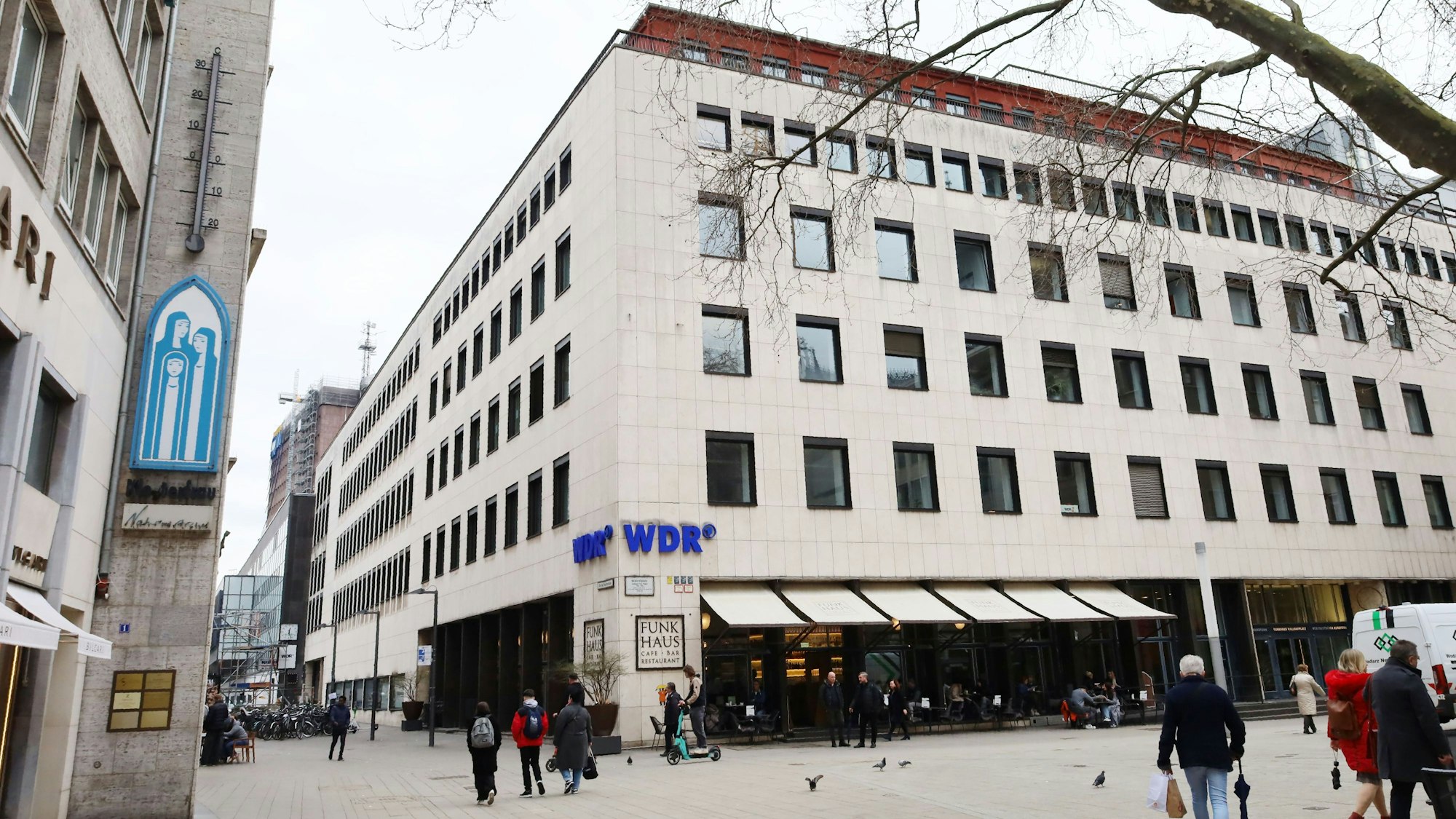 Das WDR-Funkhaus am Wallrafplatz.in Köln