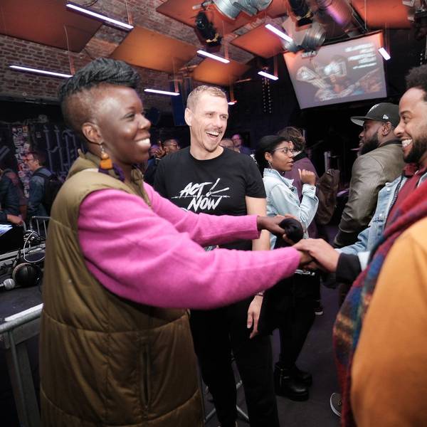 Veranstaltung beim Afrika Filmfestival im Jahr 2022. Menschen aus der afrikanischen Filmszene treffen sich in Köln.