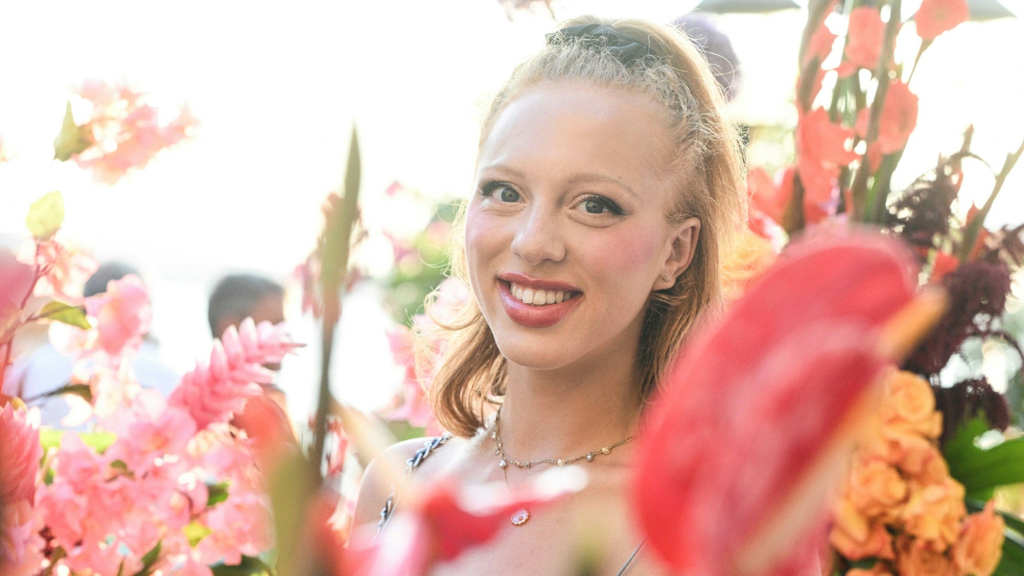 Schauspielerin Anna Ermakova beim Sommerfest von „Bild“.