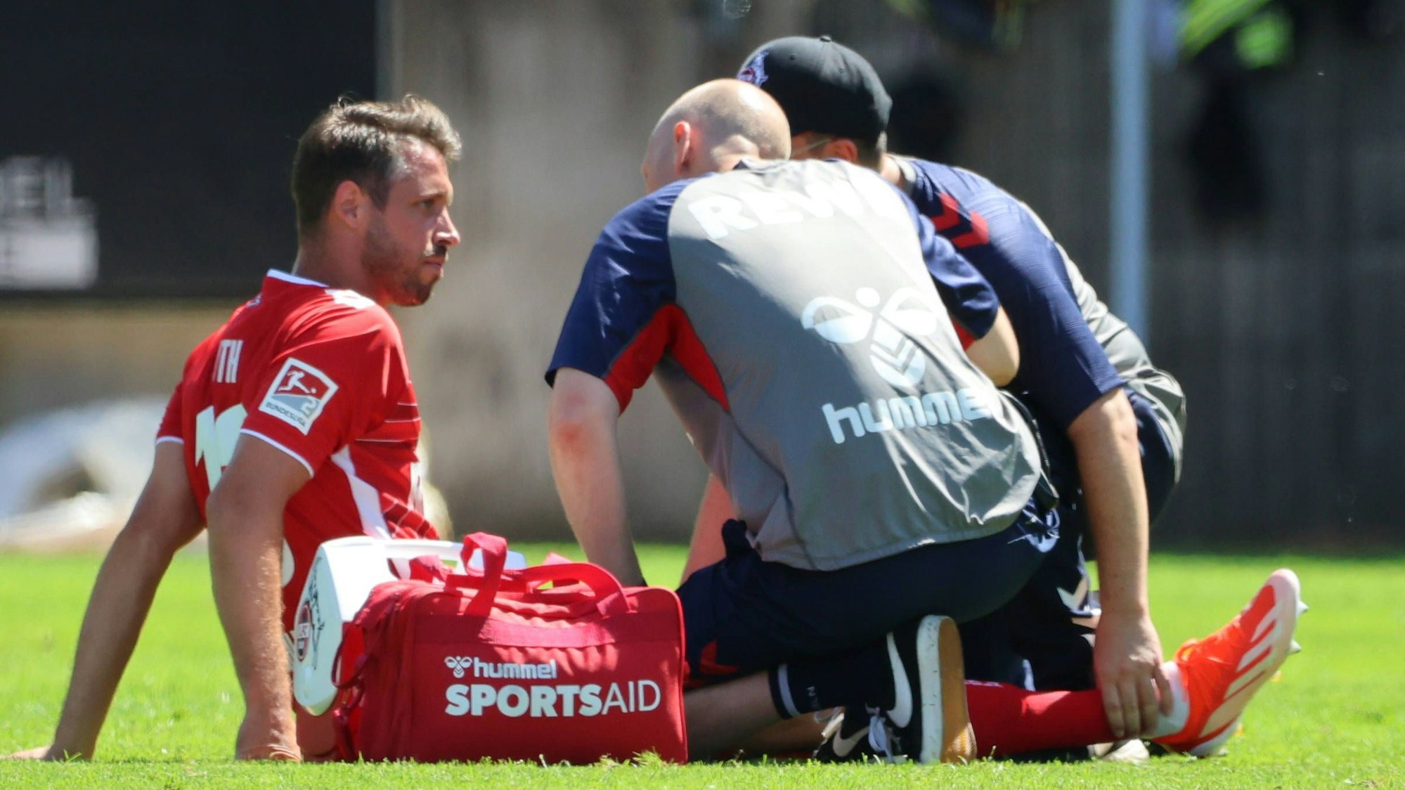 Mark Uth musste am Samstag nur wenige Minuten nach seiner Einwechslung wieder vom Platz. Trainer Gerhard Struber gab allerdings vorsichtige Entwarnung.