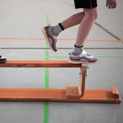 Schüler im Sportunterricht