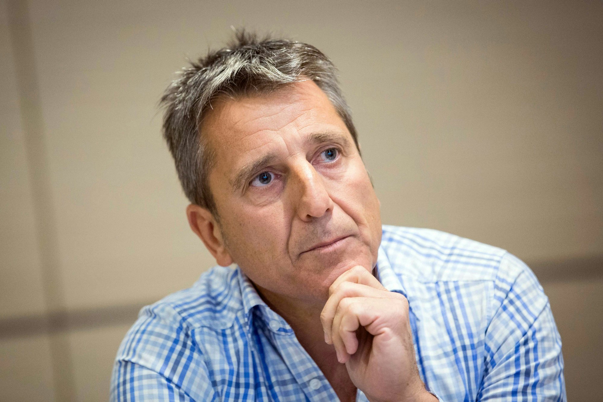 Der ZDF-Programmchef für die Fussball-EM 2016, Christoph Hamm, spricht auf einer Pressekonferenz des ZDF. (Archivbild)