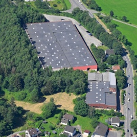 Die Firma Vogelsang aus der Luft.