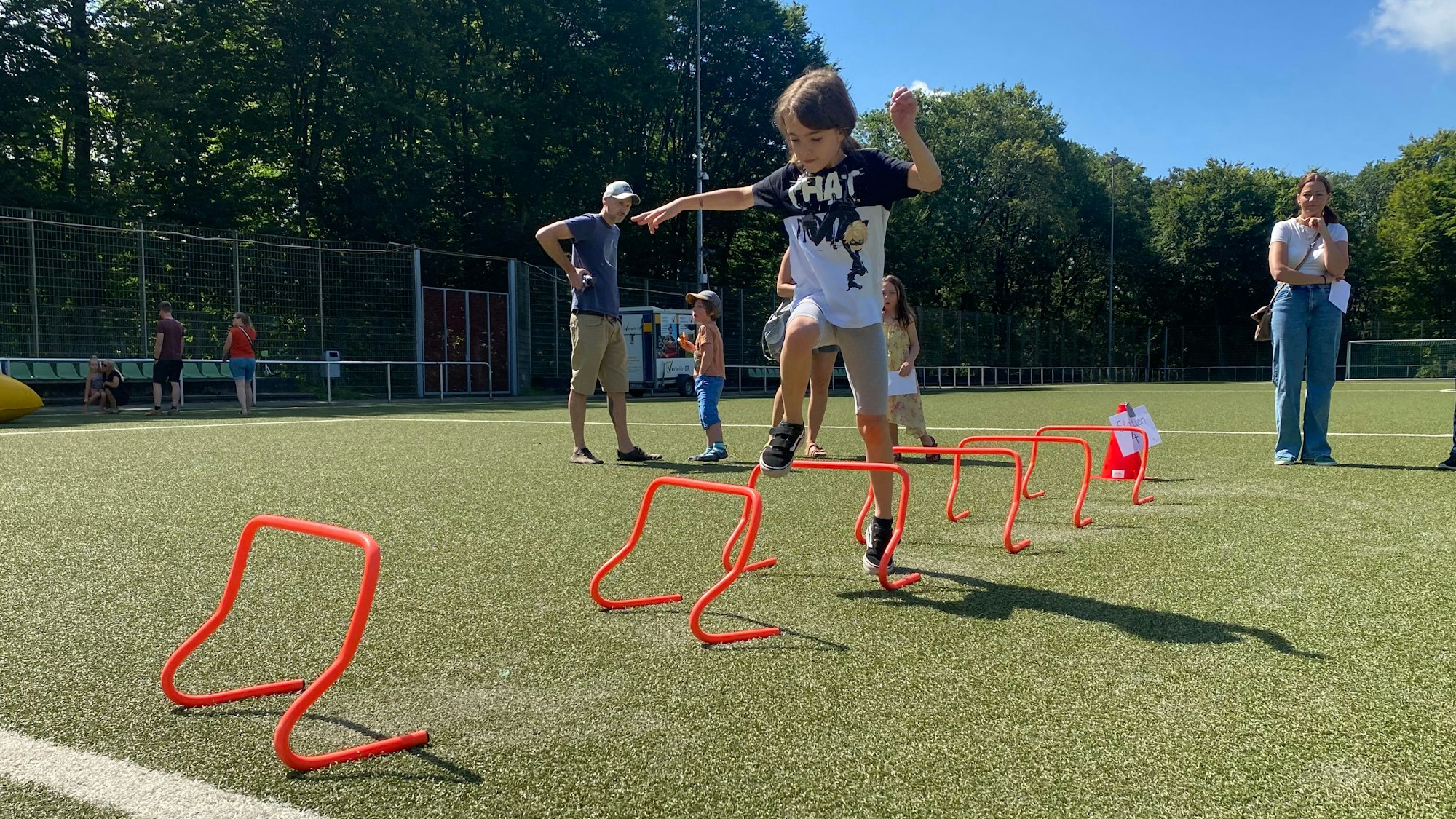 Geann (10) beim Sommerfest des TG Hilgen.