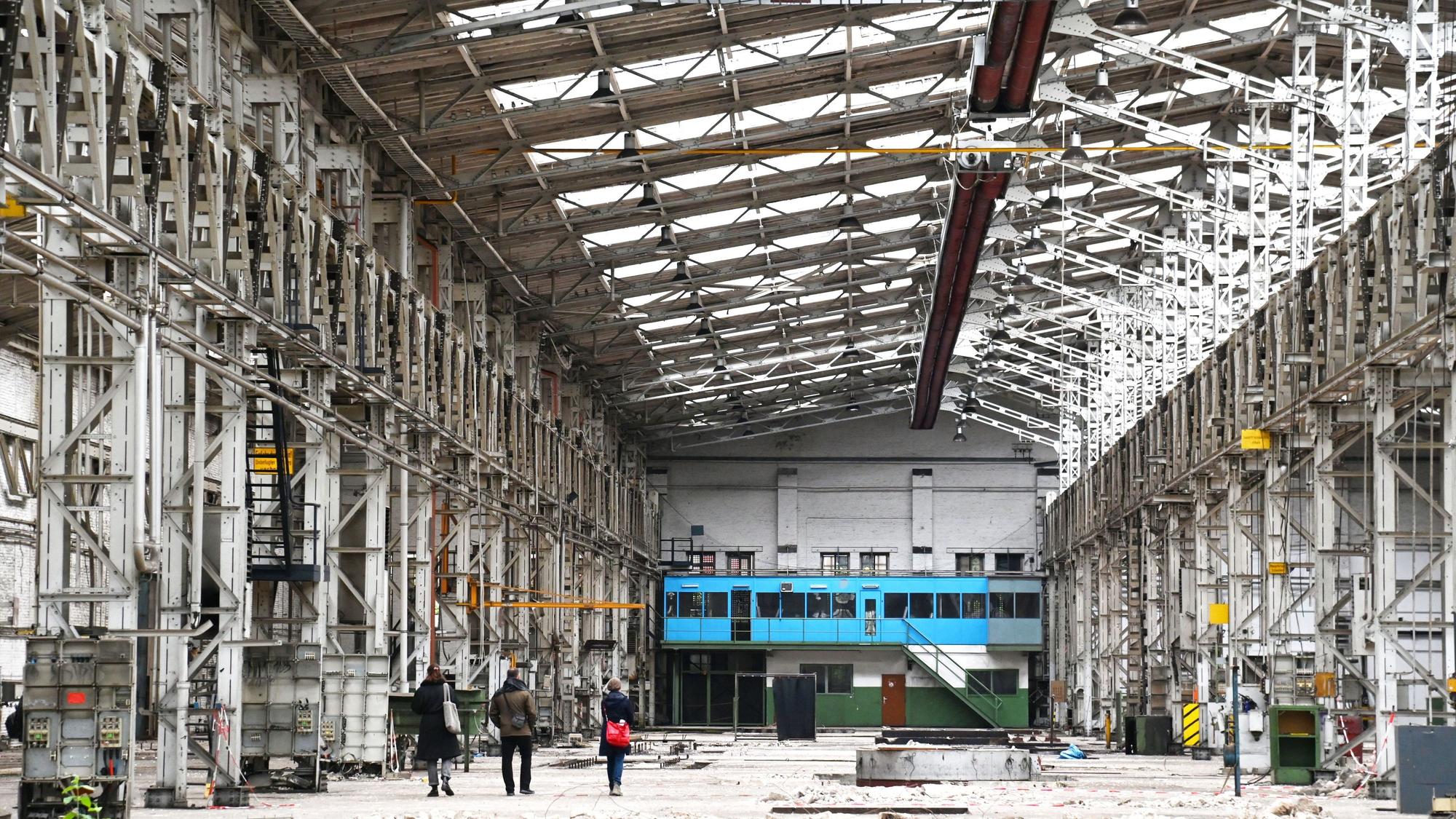 Die Halle 70 ist 10.000 Quadratmeter groß.