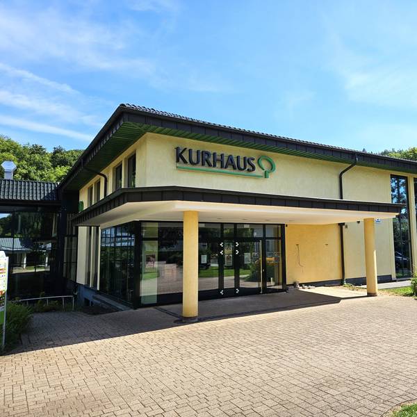 Blick auf das Kurhaus in Gemünd.
