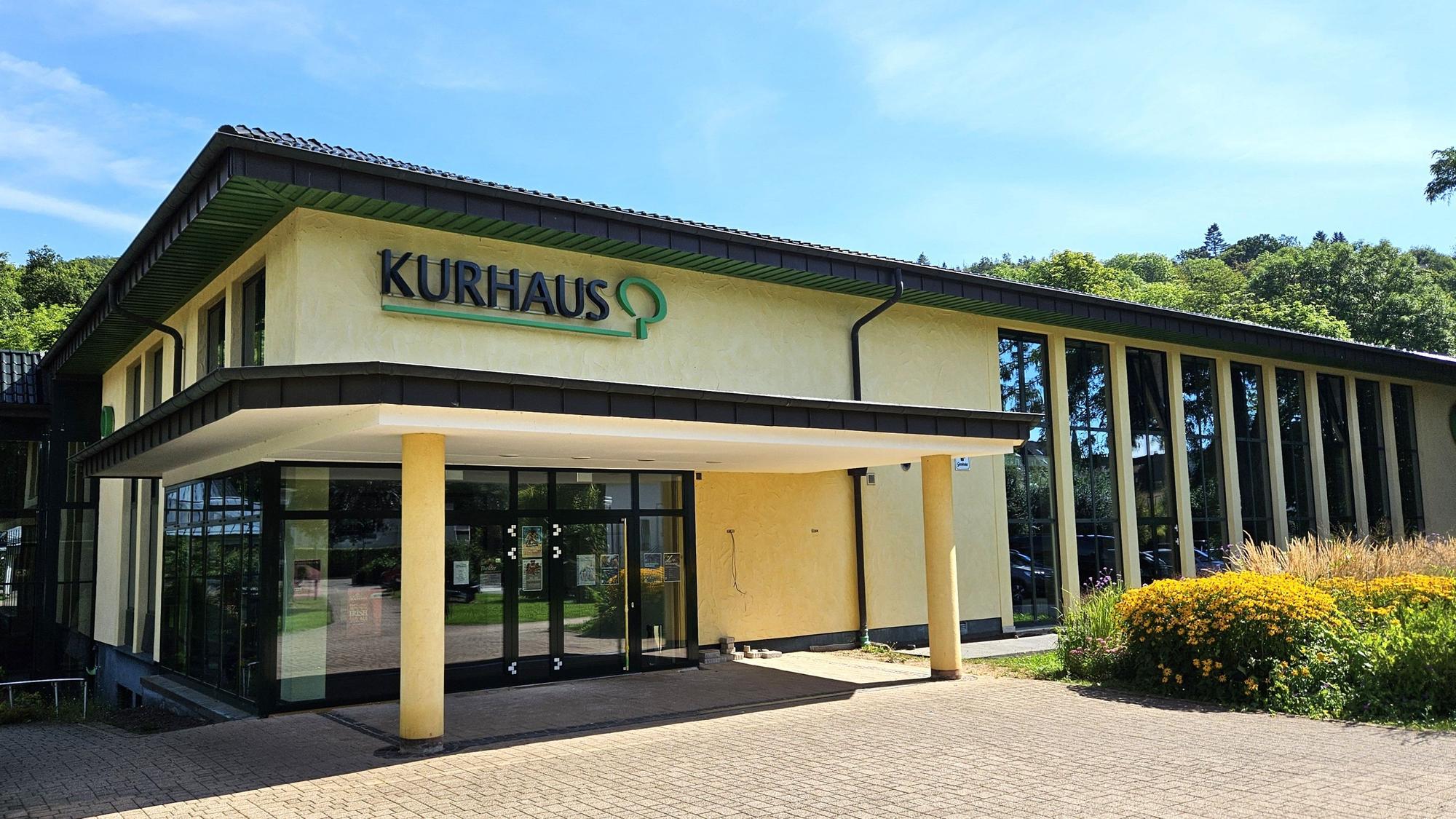 Blick auf das Kurhaus in Gemünd.