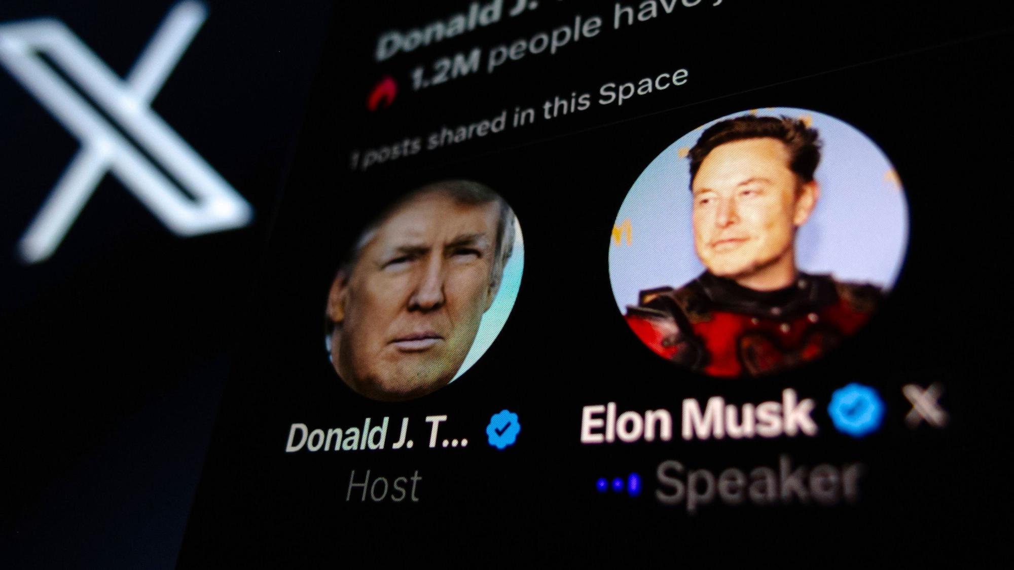 Elon Musk unterstützt Trump im Wahlkampf – und macht auf seiner Plattform X immer wieder Stimmung gegen dessen Kontrahentin Harris.