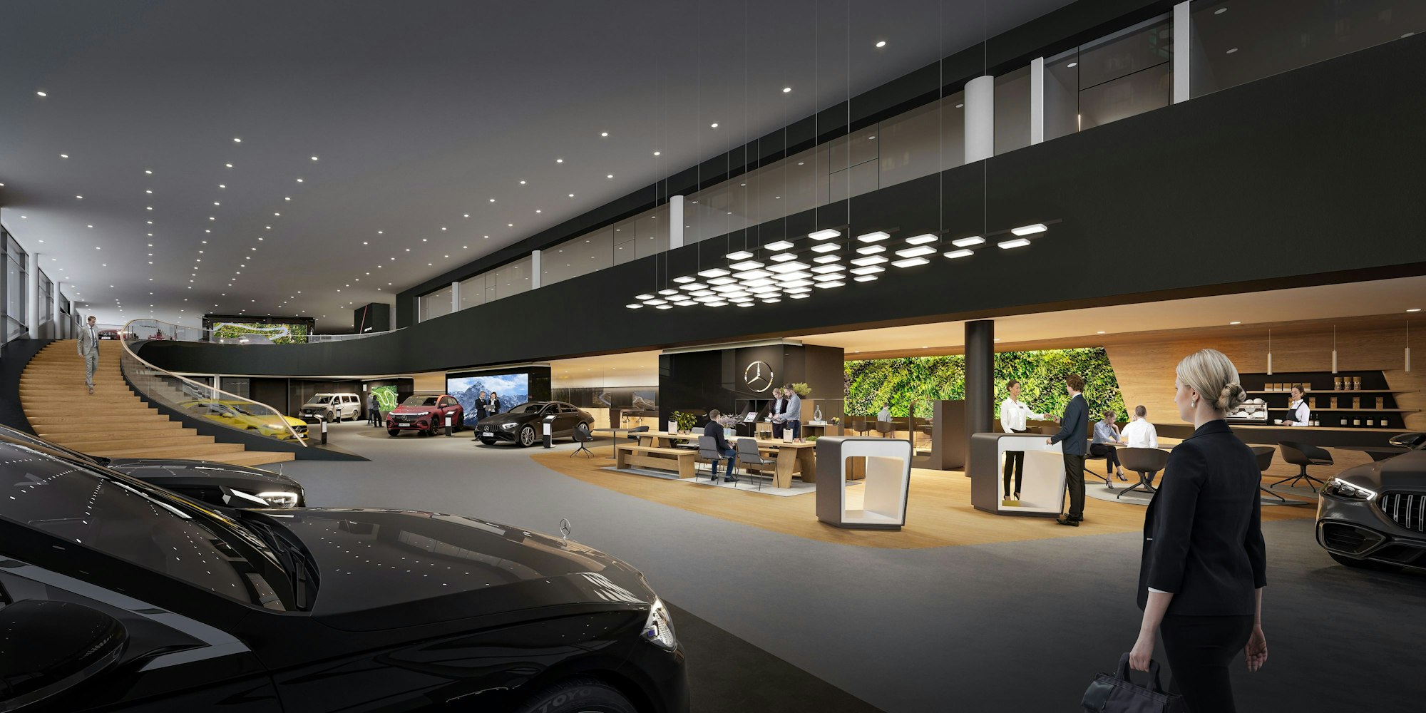 Auf dem Bild ist der geplante Showroom zu sehen.