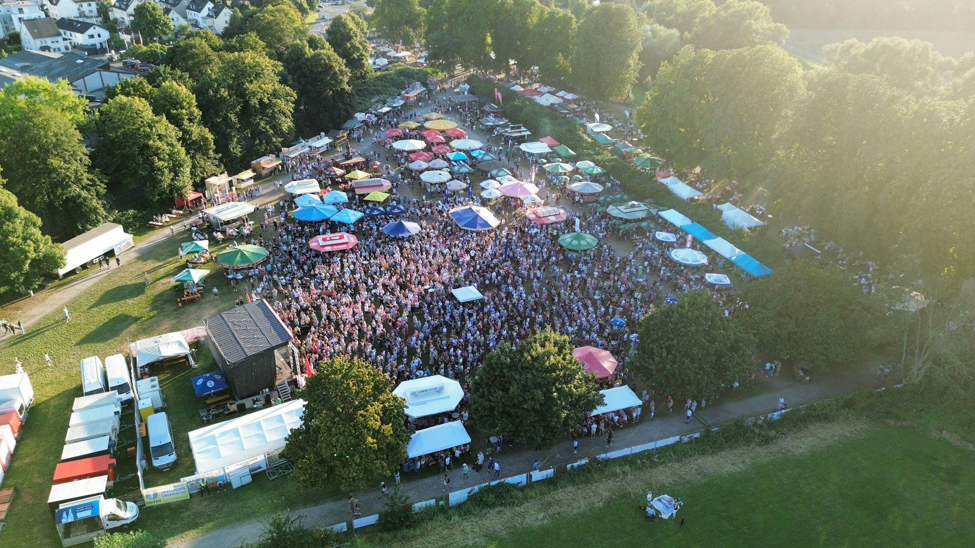 Luftbild Schusterinsel.
