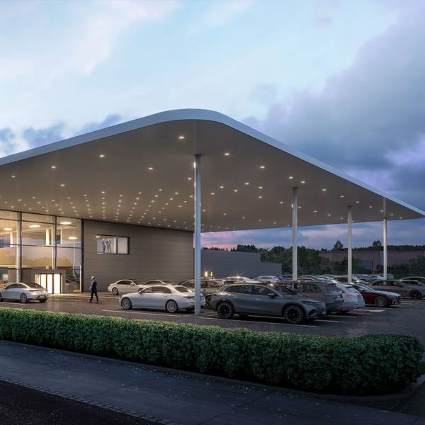 Auf dem Bild ist das geplante Auto-Center zu sehen.