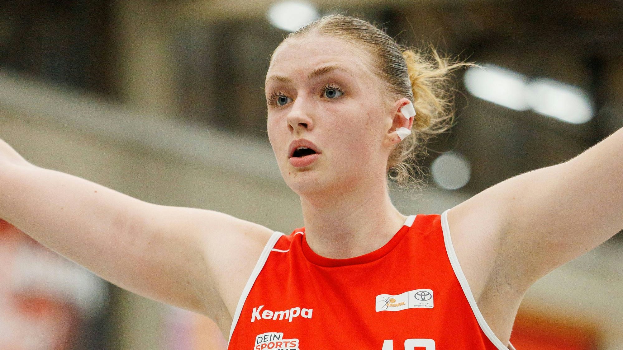 Toyota 2. DBBL, Aufstiegsrunde, Playoffs, 1. Runde Hinspiel ASC Theresianum Mainz - TG Neuss Tigers, Mainz, 30.03.2024 Johanna Huppertz TG Neuss Tigers 12. Partie der Aufstiegsrunde der Toyota 2. DBBL, Playoffs, 1. Runde Hinspiel ASC Theresianum Mainz - TG Neuss Tigers, Mainz, 30.03.2024 *** Toyota 2 DBBL, promotion round, playoffs, 1st round first leg ASC Theresianum Mainz TG Neuss Tigers, Mainz, 30 03 2024 Johanna Huppertz TG Neuss Tigers 12 Match of the promotion round of the Toyota 2 DBBL, playoffs, 1st round first leg ASC Theresianum Mainz TG Neuss Tigers, Mainz, 30 03 2024 Copyright: xBEAUTIFULxSPORTS/Hahnex