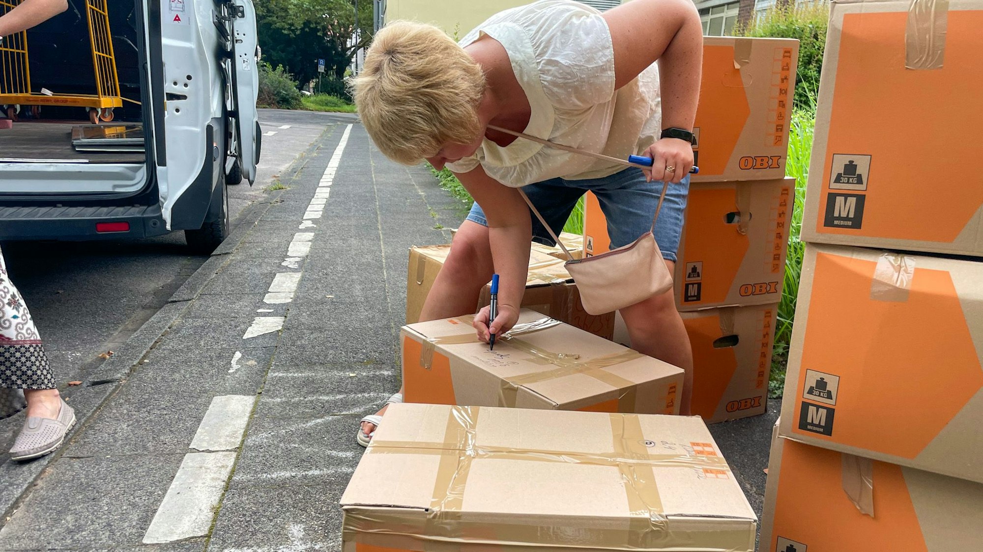 Vor allem Schulsachen für Kinder waren gefragt.